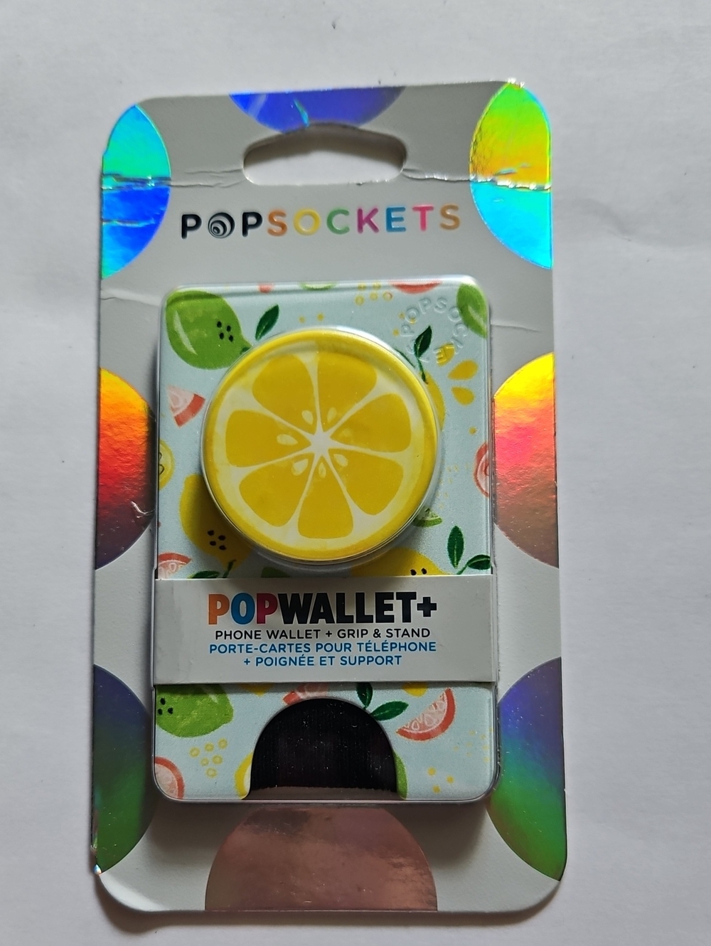 PopSockets PopWallet+ (with PopGrip Cell Phone Grip & Stand) - Fruit Salad